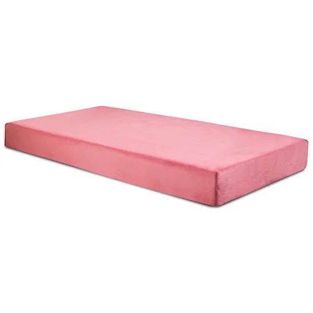 Twin Pink 7" Memory Foam Mattress